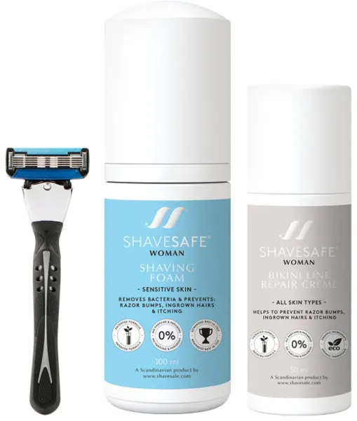 ShaveSafe Woman Kit - Herkälle iholle