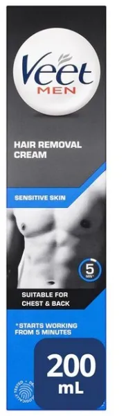 Veet - Miehet Karvanpoistovoide Herkälle Iholle - 200 ml